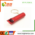 Factory Bulk Sale Good Quality Cheap Metal Material Promotional 3 led Keychain Bottle Opener with led light